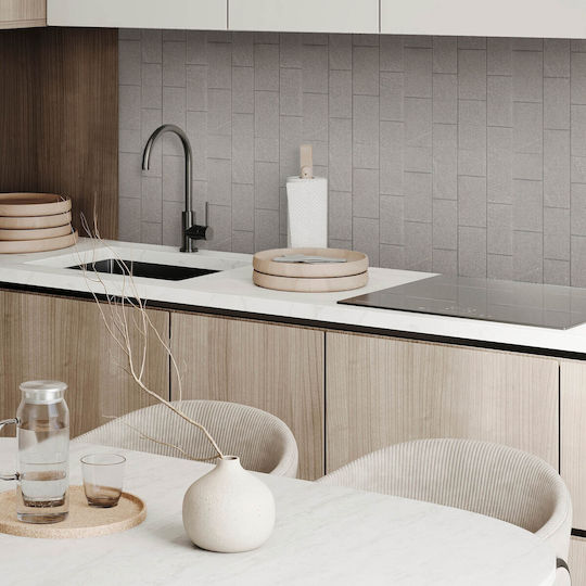 Set Vinyl Kacheln Design Stein Einfacher Installation 9x30x30 cm