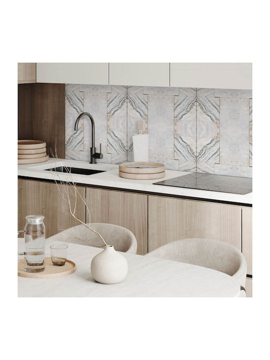 Set Vinyl Kacheln Mit Gedrucktem Naturstein Design 4x50x50 cm