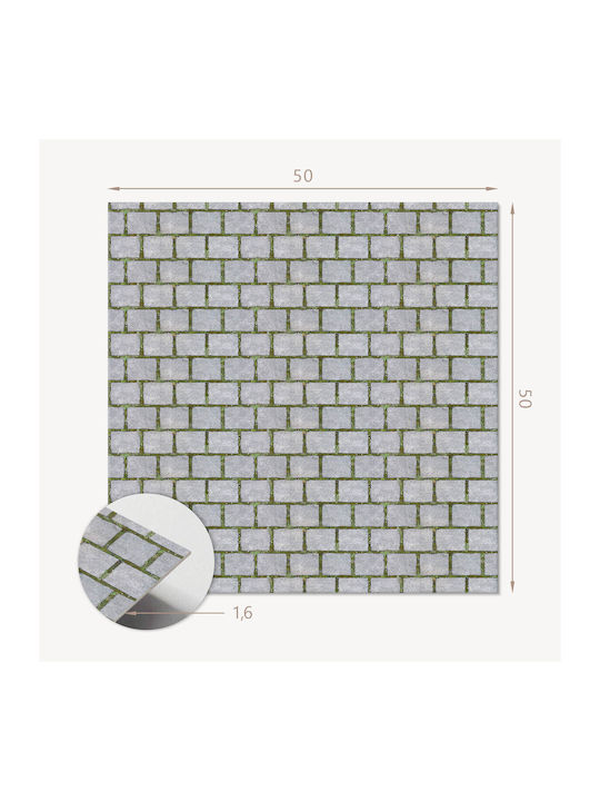 Wandsticker & Wandgemälde Vinyl Fliesen Grafiken Küche Oder Badezimmer Design Ziegel 4x50x50 cm