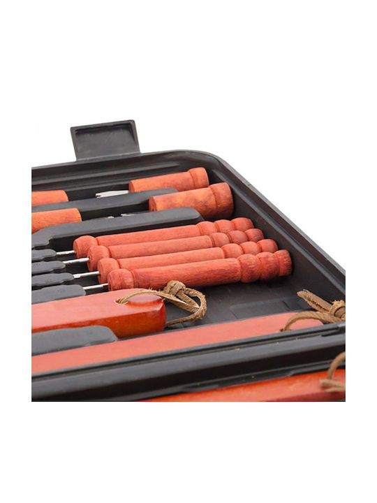 Сет Инструменти За Bbq 17 Части Куфар За Пренасяне Bbq-18