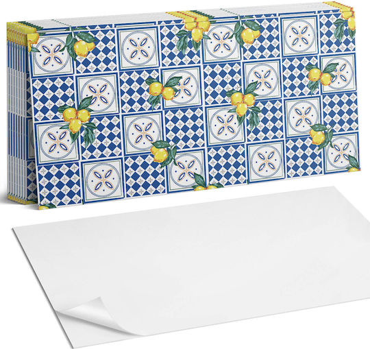 Set De Plăci De Vinil Cu Model Imprimat De Lămâie Plăci De Faianță 10x40x20 Cm Set De Plăci De Vinil Cu Model Imprimat De Lămâie Plăci De Faianță 10x40x20 Cm