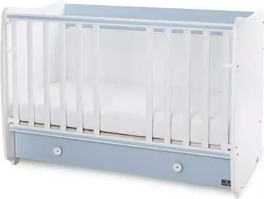 Lorelli Dream White Crib with Mattress and Drawer