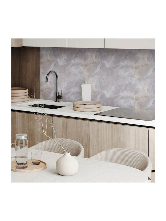 Set Of Vinyl Tiles Living Room Self Adhesive Design Natural Stone 6x60x30 Cm