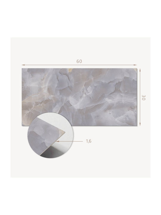 Set Of Vinyl Tiles Living Room Self Adhesive Design Natural Stone 6x60x30 Cm