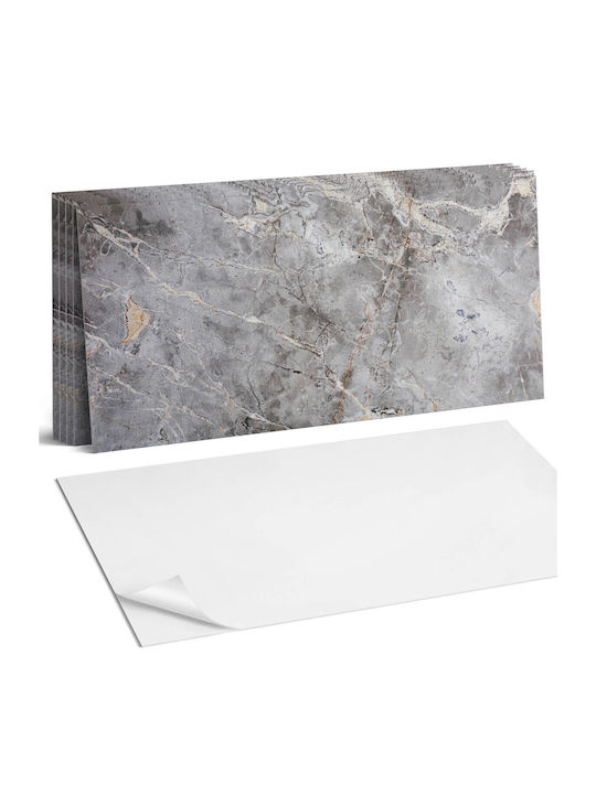 Wall Tile Vinyl Set Natural Stone Design 6x60x30 Cm