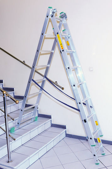 Multipurpose Aluminum Ladder with Maximum Height 8.41m