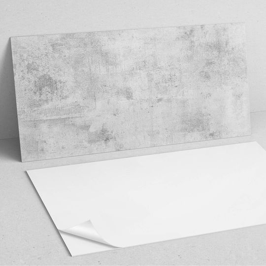Wandsticker & Wandgemälde Vinylfliesen Druck Textur Unbearbeitetes Beton 10x40x20 Stück
