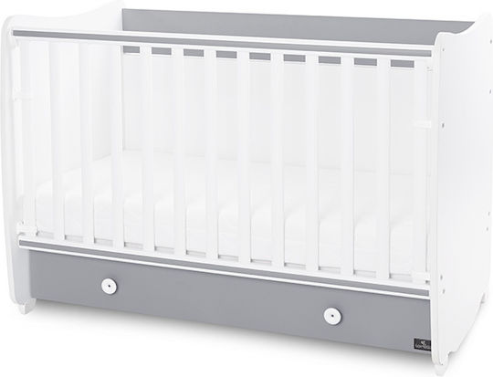 Lorreli Babybett Wiege Dream Weiß mit Matratze & Schublade