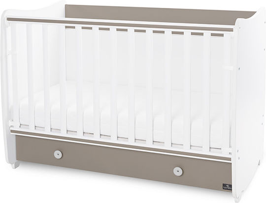 Lorreli Babybett Wiege Dream Weiß mit Matratze & Schublade