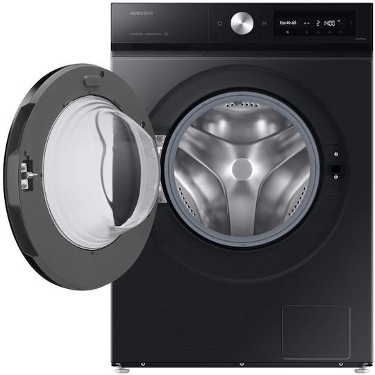Samsung Πλυντήριο Ρούχων 11kg με Τεχνολογία Ατμού 1400 Στροφών Μαύρο WW11DB7B34GBU4