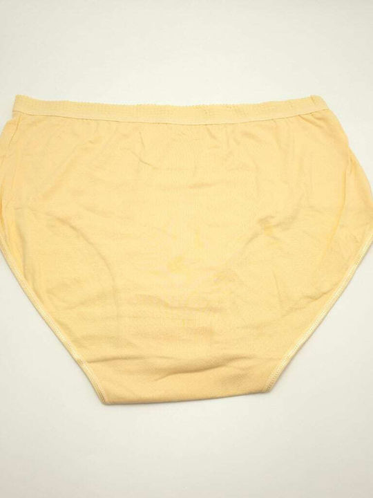Εσώρουχο Σλιπ Plus Size Βαμβακερό Γυναικείο Slip Μπεζ