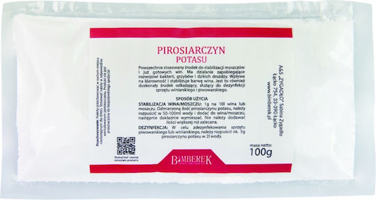 Potassium Metabisulfite 100g Disinfection Wine Stabilization
