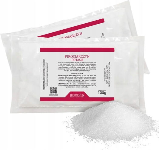 Potassium Metabisulfite 100g Disinfection Wine Stabilization