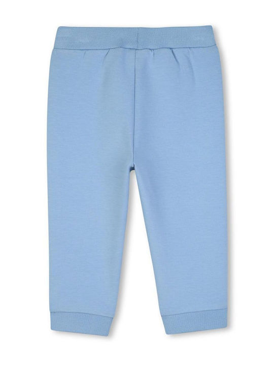 Kids Sweatpants Set With Jacket With Top Light Blue