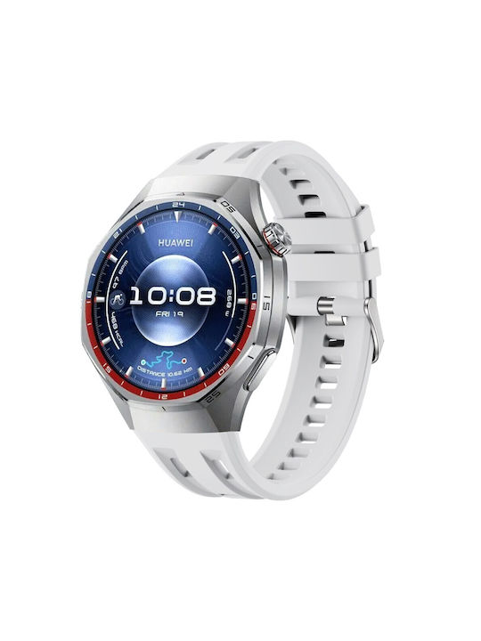 Huawei Watch Ultimate 2 Watch GT Runner 2 Watch GT 6 Pro 46mm Silicone Strap White