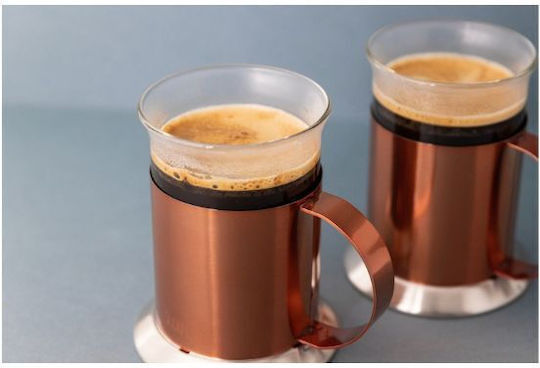 La Cafetière Κούπα Χάλκινη Καφέ 2τμχ