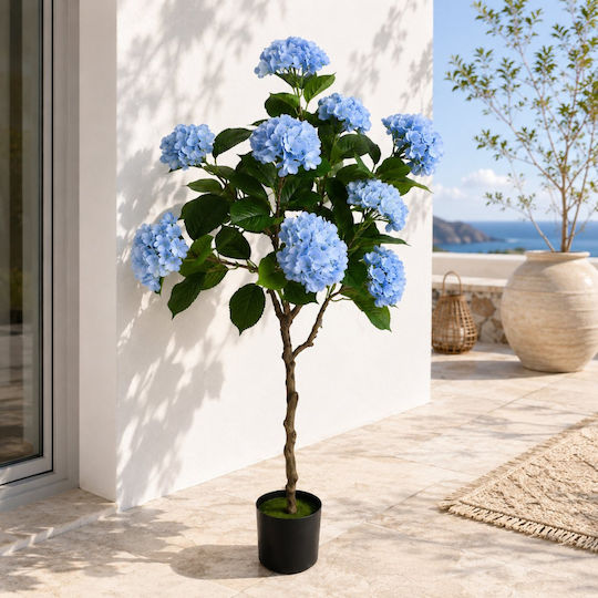 Hortensia Albastră Artificială În Ghiveci 120cm 87221-3
