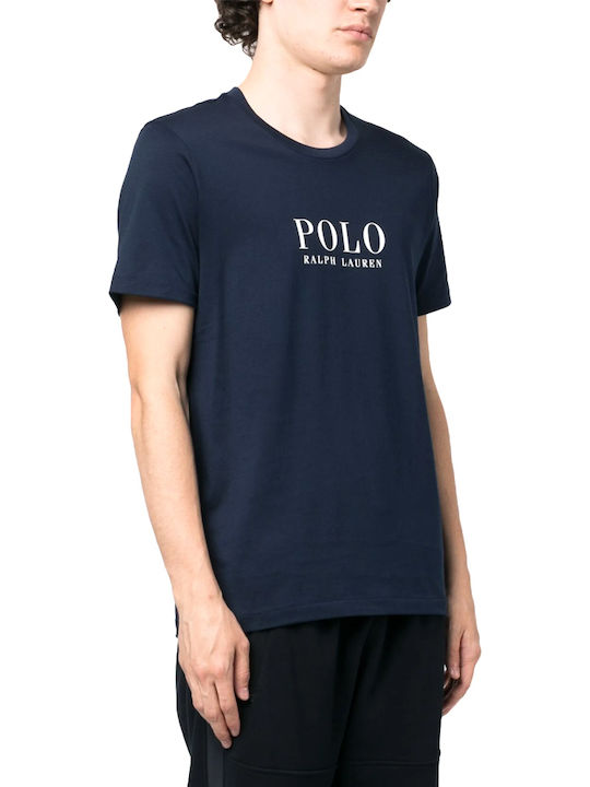 Polo Short Sleeve Blouse White- Blue