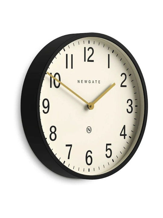 Newgate Universal Arabic Silent Antique Wall Clock Metallic Black