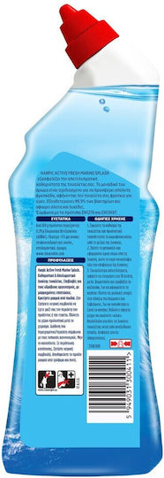 Harpic Active Fresh Soluție Lichidă de Curățat WC cu Aromă de Prospețime 750 ml
