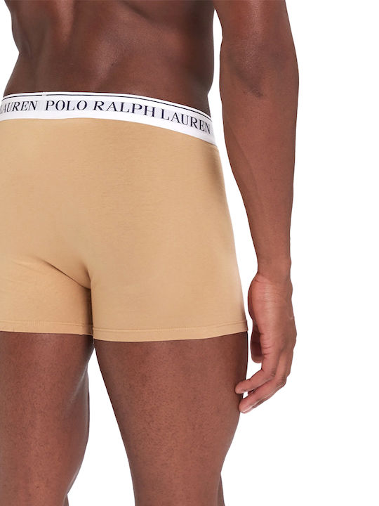 Men's Boxers Beige Blue Light Blue 3 Pack