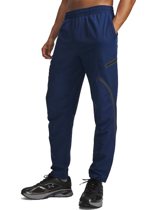 Ua M Unstoppable Cargo Sweatpants Blue