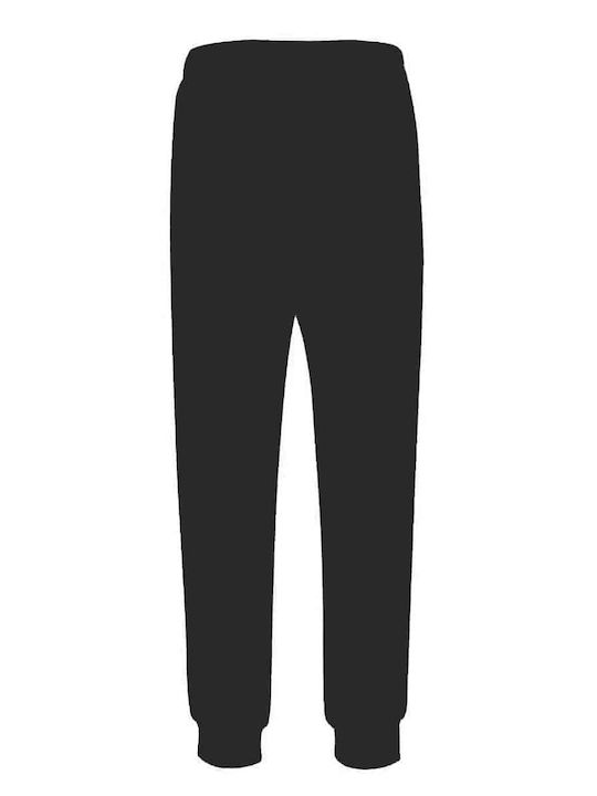 Herren-Sweatpants mit Gummizug Schwarz