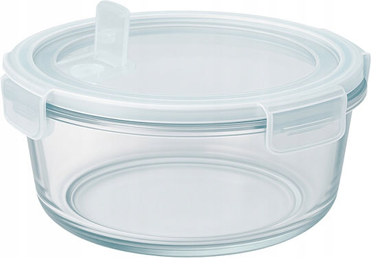 Bimberek Δοχείο Φαγητού Γυάλινο Λευκό 620ml