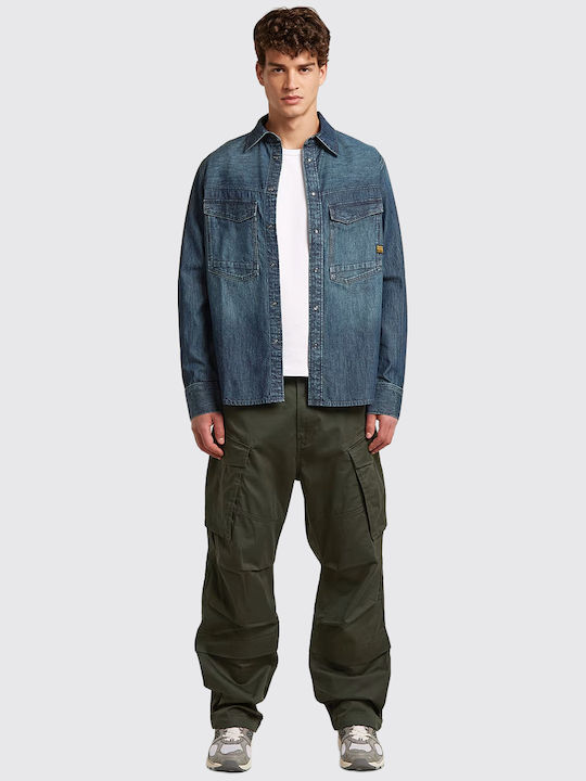Rovic 3d Cargo Trousers in Relaxed Fit Grey