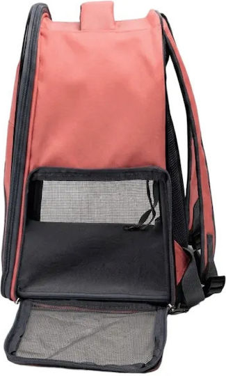 Nobleza Dog and Cat Carrying Backpack Red W33xD23xH38.5cm