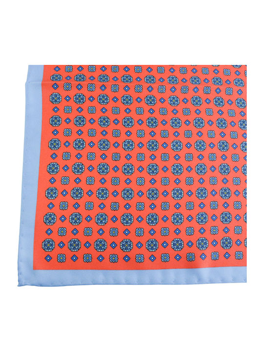 Men's Silk Pocket Handkerchief Orange Men's Silk Pocket Handkerchief Orange