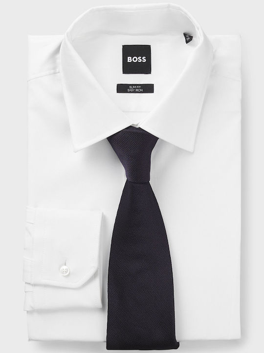 Boss Men's Silk Tie in Navy Blue Colour