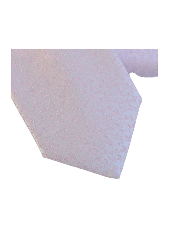 Set Of Men's Silk Printed Ties In Pink Colour