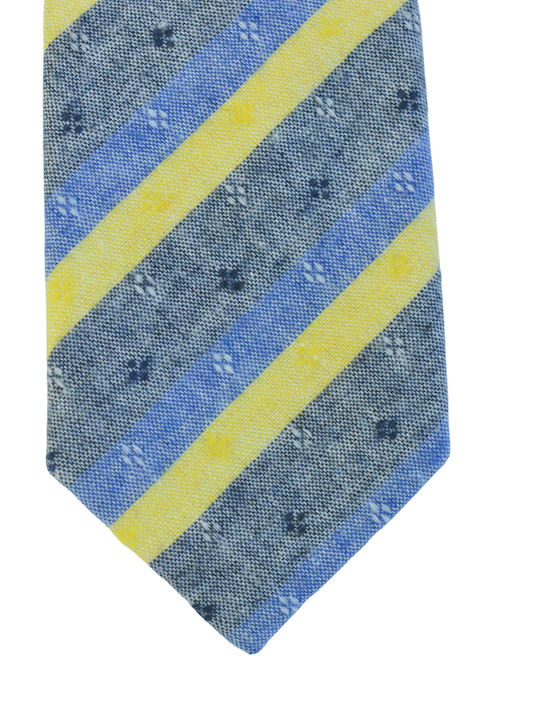 Männliche Krawatte mit Mustern in Blau Farbe