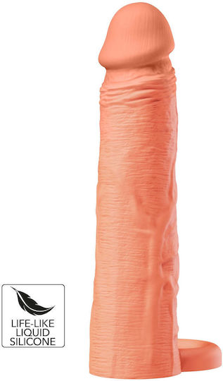 Hidden Desire Inferno Silikon Penisabdeckung Ring 20 Cm Haut
