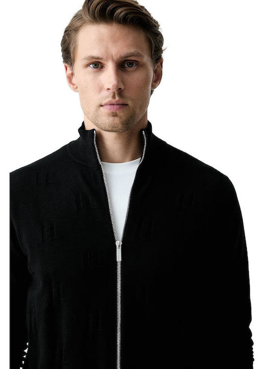 Men's Knitted Cardigan Black