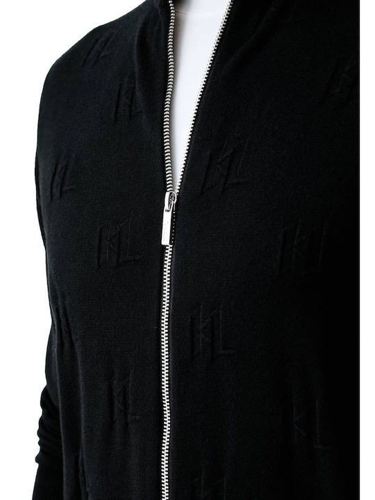 Men's Knitted Cardigan Black