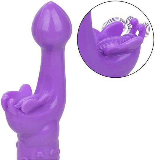 Calexotics Butterfly Kiss Mini Вибратор G-Spot 10 см Лилав