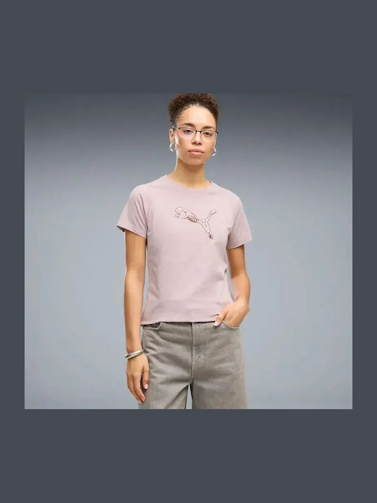PUMA Ess T-Shirt Ροζ