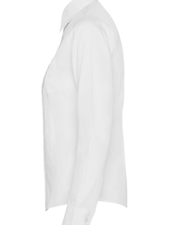 Long Sleeve Women's Shirt White 5151