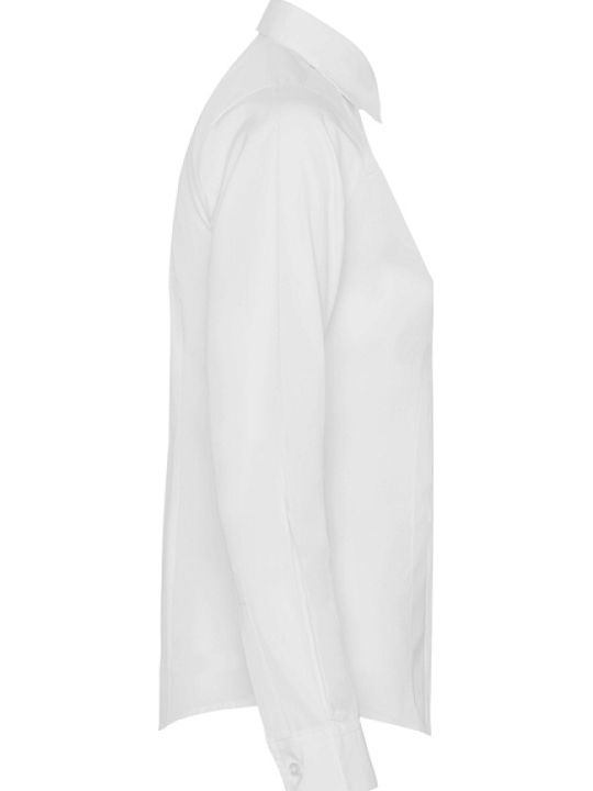 Long Sleeve Women's Shirt White 5151