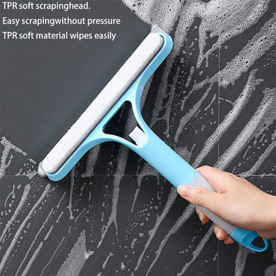 Window Cleaner 3 1 Built-In Sprayer – Sprays Scrubs Dries