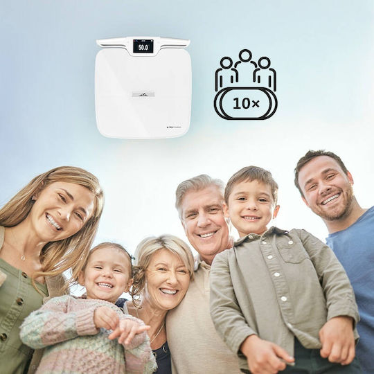 ETA Smart Badezimmerwaage 180kg Transparent ETA8779