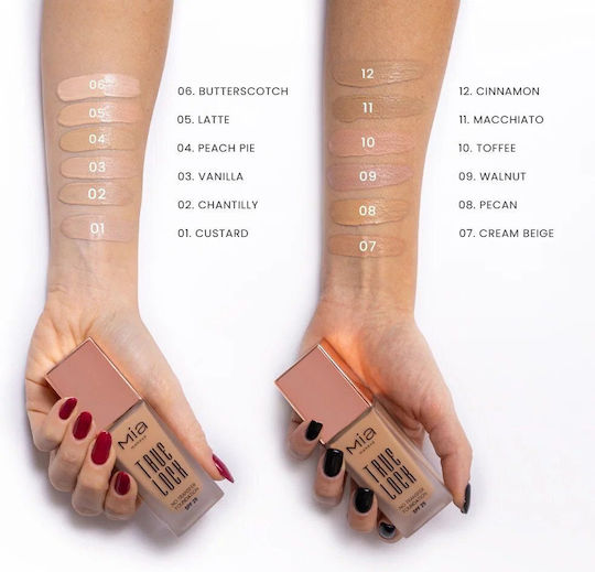 Mia Make Up Liquid Foundation SPF25 12 Cinnamon 35ml