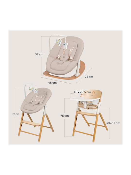Lionelo Celia Baby Highchair 4 in 1 White