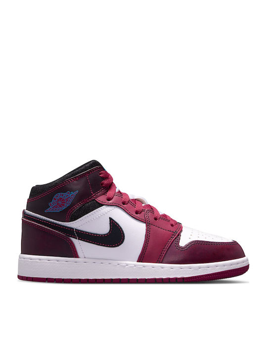 Air  1 Mid Se Adidasi copii High Roșii