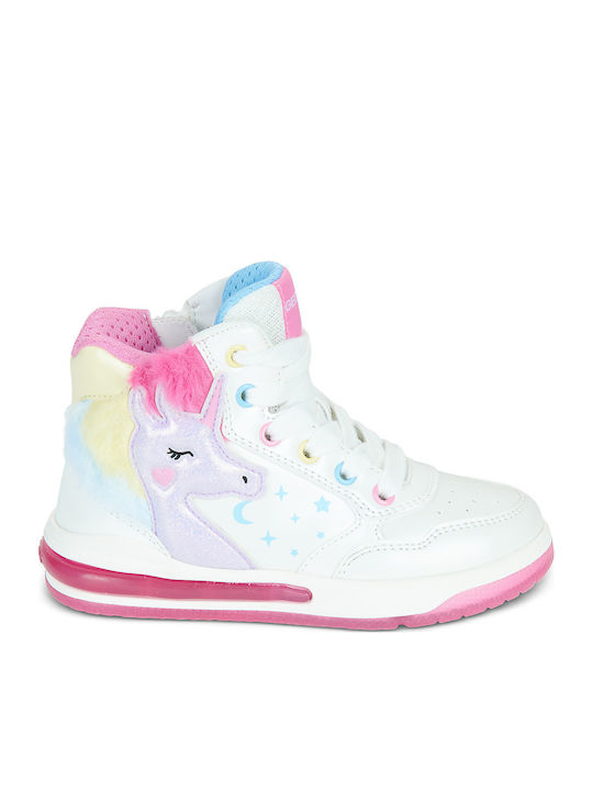 Kinder Sneaker Hoch Anatomisch Weiße