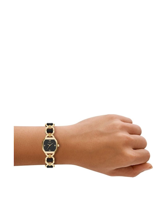 Fossil Trei Ceasuri Dama 22mm Baterie Cu Brățară Din Metal Auriu