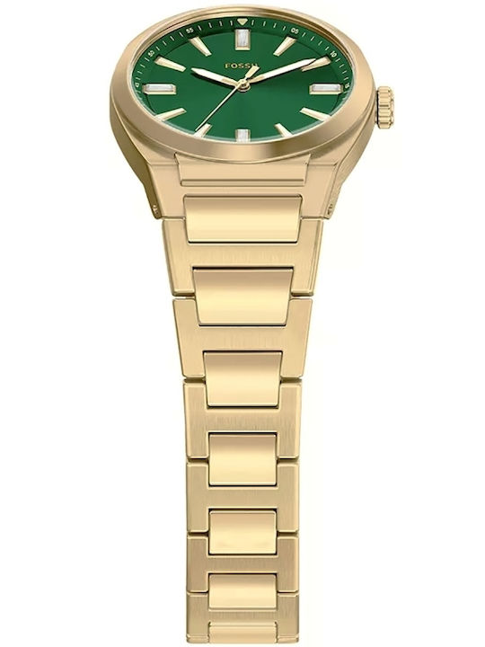 Fossil Trei Ceasuri Dama 27mm Baterie Cu Brățară Din Metal Auriu