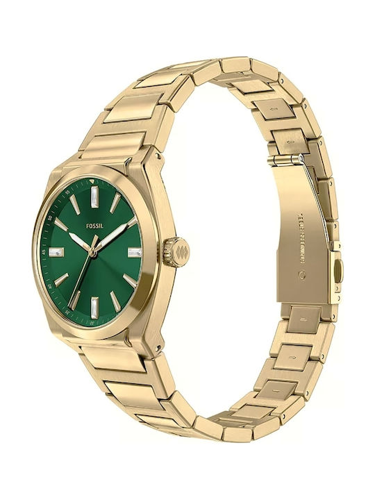 Fossil Trei Ceasuri Dama 27mm Baterie Cu Brățară Din Metal Auriu